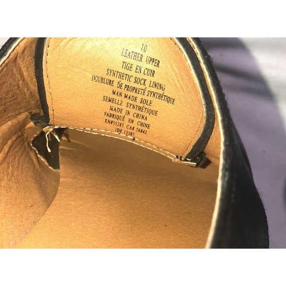 Express Leather Dress Shoes US Men’s Size‎ 10 Black - Picture 9 of 9